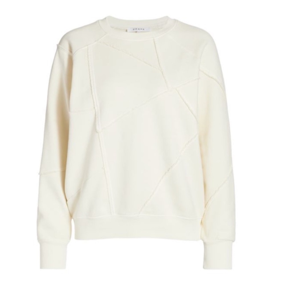 Frame patchwork sweatshirt